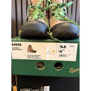 Danner Womens Inquire Mid Hiking Boots - Brown/Cactus Sz 9.5M